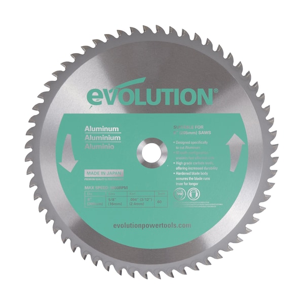 8" Aluminum Cutting Blade, 20mm Arbor